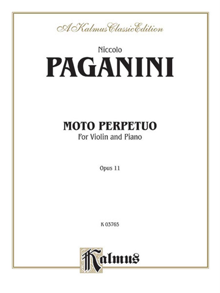 Moto Perpetuo, Op. 11